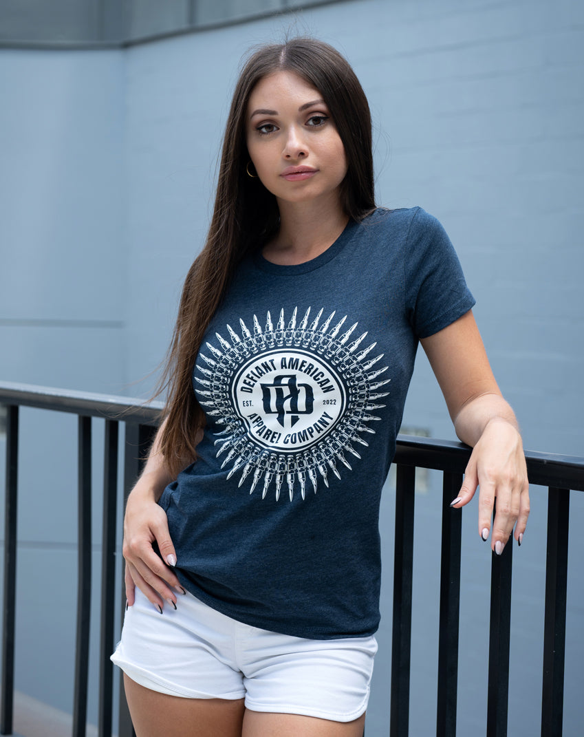 Women's Bullet Crew T-Shirt – Defiant American Apparel Company